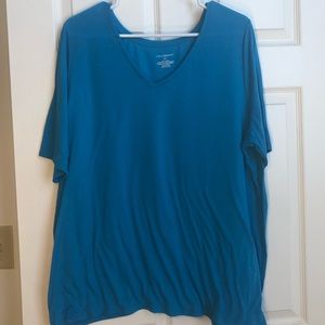 Teal V-Neck Lane Bryant Tee